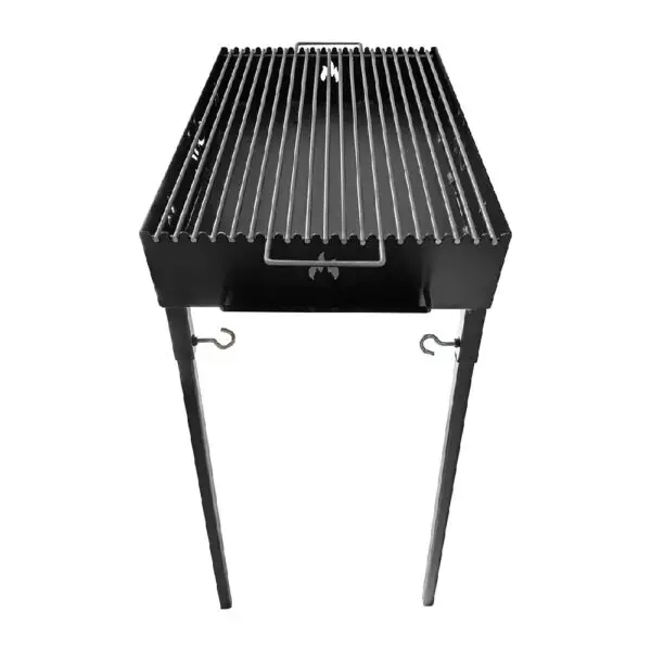 Gratar metalic pe carbuni V 68x38x77 cm - imagine 3