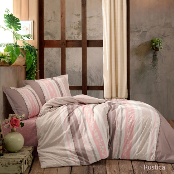 Lenjerie de pat ranforce Clasy king size - imagine 4