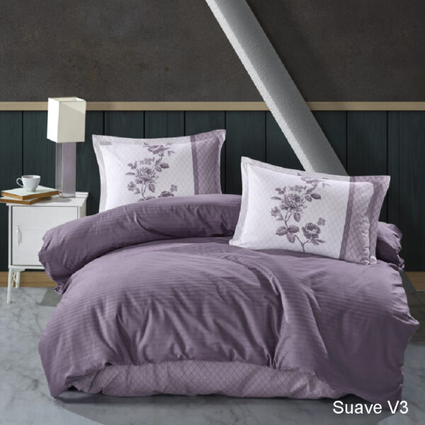 Lenjerie de pat ranforce Clasy king size - imagine 3