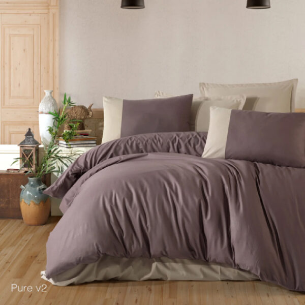 Lenjerie de pat ranforce Clasy king size - imagine 2