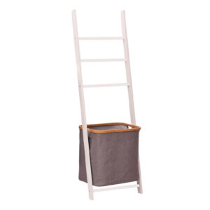 Cos de rufe cu etajera alb/gri Volver SL -17023