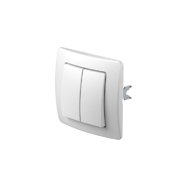 Intrerupator monopolar Ekonomik serie 1P 10A IP20 alb TEM-SE50PW-B - imagine 2
