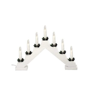 Decor piramida cu lumanari bec tip flacara KAD03