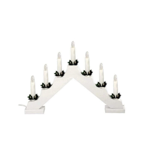 Decor piramida cu lumanari bec tip flacara KAD03