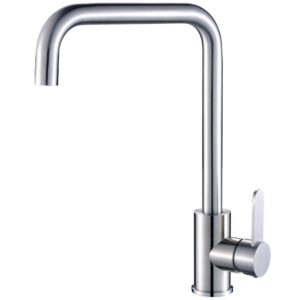 Baterie chiuveta bucatarie monocomanda pipa L crom mat BLP4A