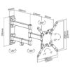 Suport universal TV LED 13 - 42 inch UCH0195 - imagine 7