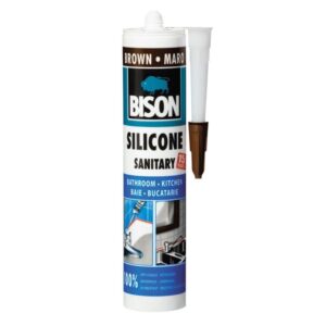 Silicon Sanitar Bison maro 280 ml