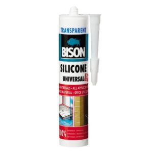 Silicon Universal Bison transparent/alb 280 ml
