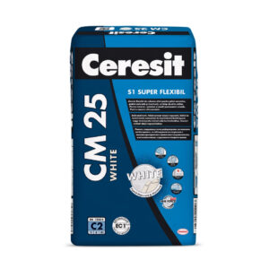 Adeziv super-flexibil Ceresit CM25 pentru placări ceramice