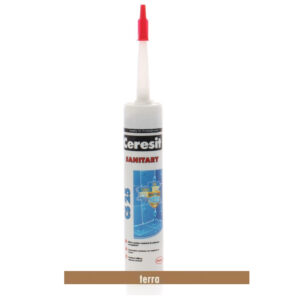 Silicon sanitar Ceresit Terra brown 280 ml