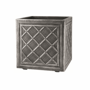 Ghiveci patrat imitatie plumb 32 cm 27 L