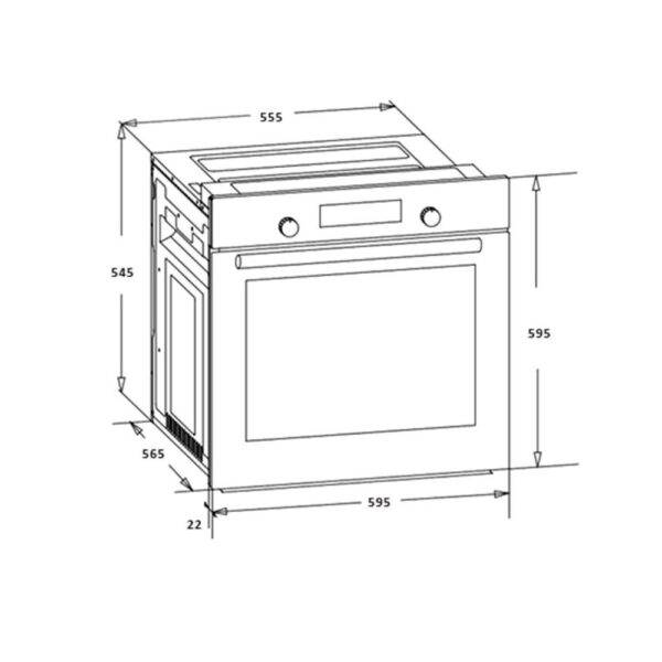 Cuptor incorporabil Heinner HBO-S567LDTGC-IX - imagine 2