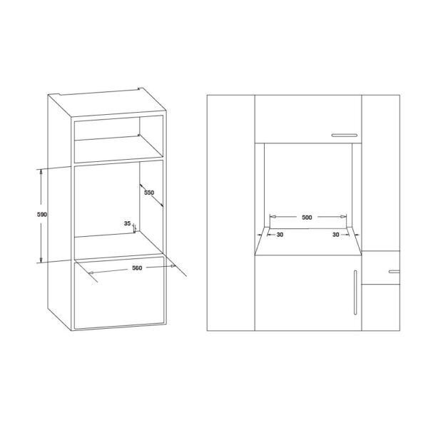 Cuptor incorporabil Heinner HBO-S567LDTGC-IX - imagine 4