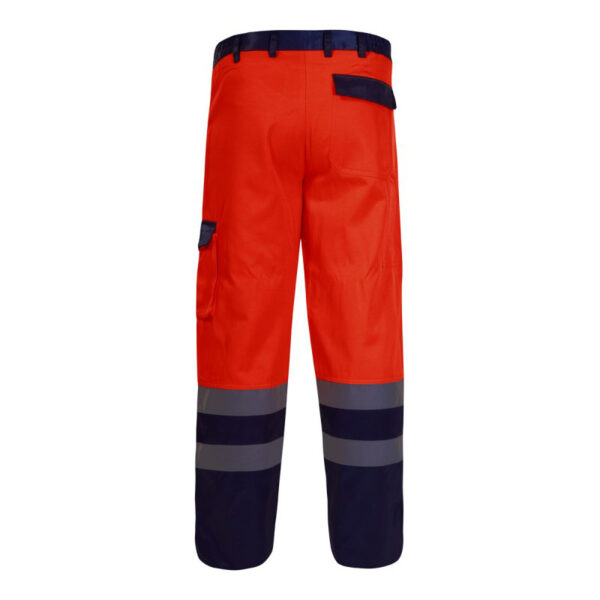 Pantalon reflectorizant/portocaliu - imagine 2