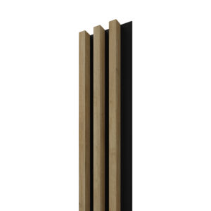 Riflaj / panou Linea slim 3 stejar / negru