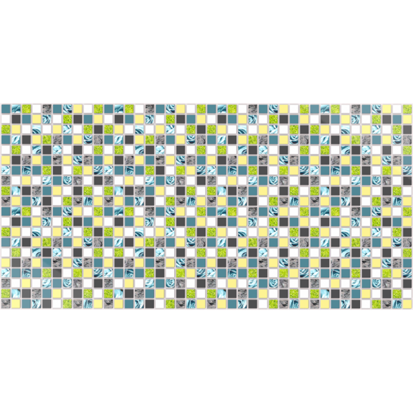 Panou decorativ Mosaic Blue Rose