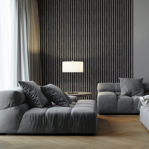 Riflaj / panou Linea slim 3 urban / negru - imagine 6