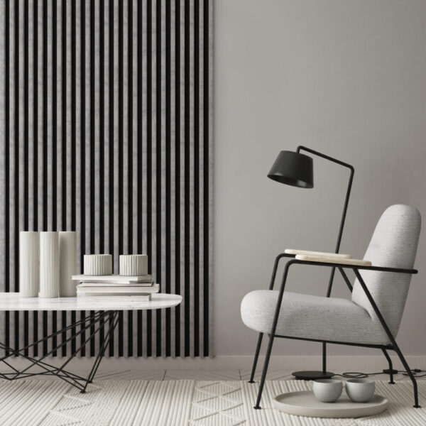 Riflaj / panou Linea slim 3 urban / negru - imagine 5