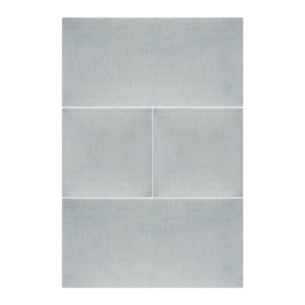 Panou decorativ tapițat Mollis gri deschis 30 x 30 cm - imagine 3