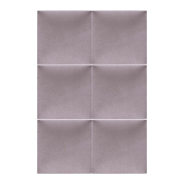Panou decorativ tapițat Mollis roz 30 x 30 cm - imagine 6