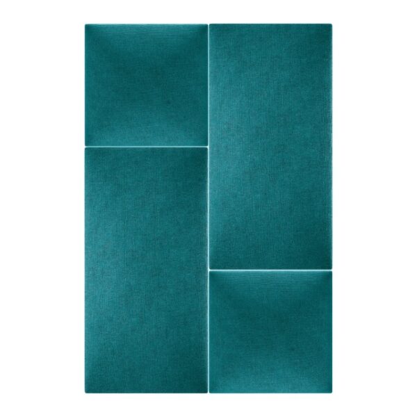 Panou decorativ tapițat Mollis turquoise 30 x 30 cm - imagine 7
