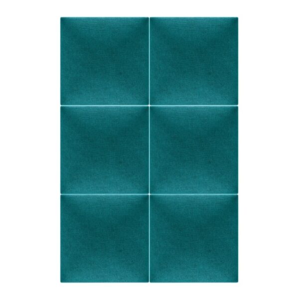 Panou decorativ tapițat Mollis turquoise 30 x 30 cm - imagine 8