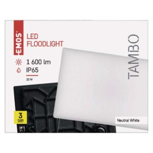 Proiector led tambo 20W IP65 1600LM 4000K ZS2521