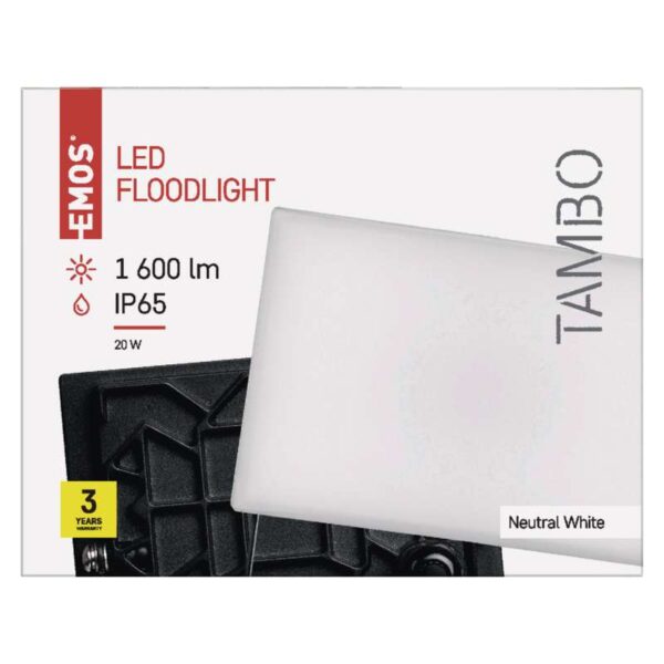 Proiector led tambo 20W IP65 1600LM 4000K ZS2521