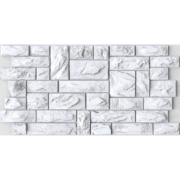Panou Decorativ Stone Cut White/Yellow - imagine 3