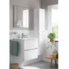 Set mobilier de baie alb Unik Cube 63.5 cm - imagine 2
