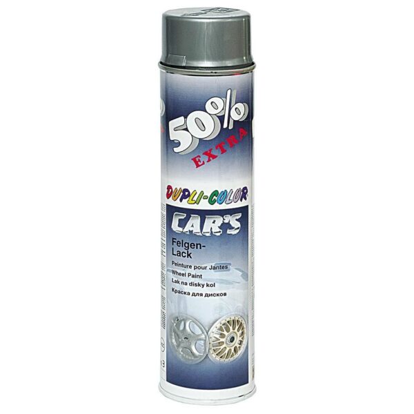 Vopsea spray pentru jante, 600 ml argintiu