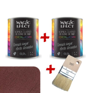 Pachet Magic Efect vopsea cu efect Dune de nisip African Sand, 0.9 l 1+1 gratuit + pensula