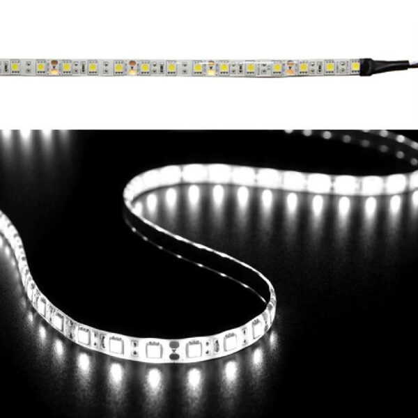 Banda LED 14.4W 12V IP54 lumina rece 60 led/m 5 m