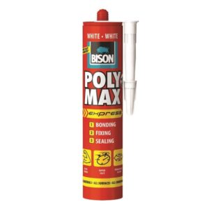 Bison Poly Max Express Adeziv şi etanşeizant 425g alb