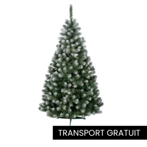 Brad artificial Carolina cu aspect nins și ace 2D 220 cm