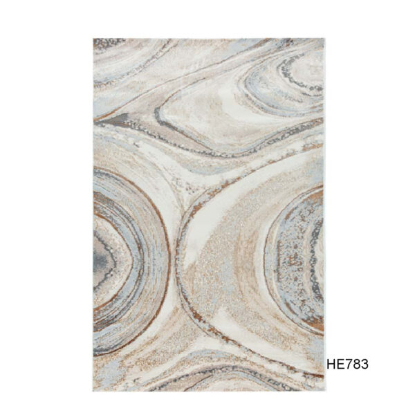 Covor modern 125x200 cm gri / crem / maro /  Efes