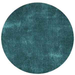 Covor pufos rotund turcoaz 120 x 120 cm Gala 01KKK