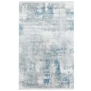 Covor modern albastru / gri Lootus LO16A 160x230 cm