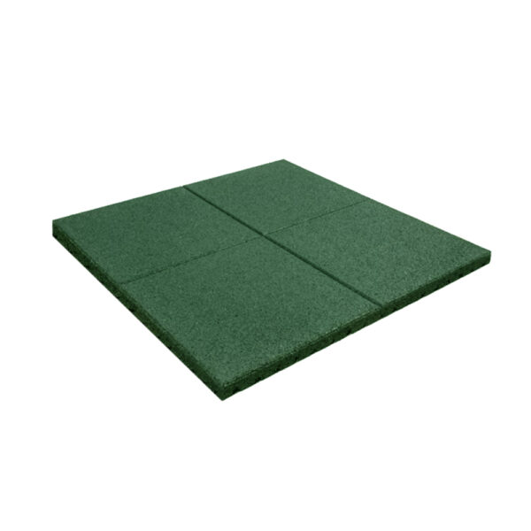 Dală din cauciuc verde 50x50x1.2 cm - imagine 2