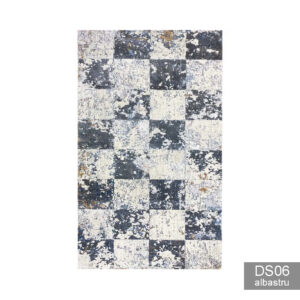 Covor 0,60 x 1,00 m albastru / crem / maro Domino Plus
