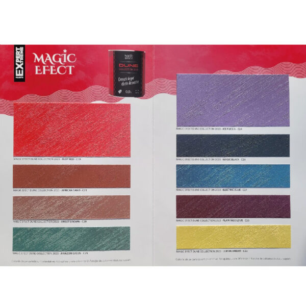 Pachet Magic Efect vopsea cu efect Dune de nisip Electric Blue, 0.9 l 1+1 gratuit + pensula - imagine 5