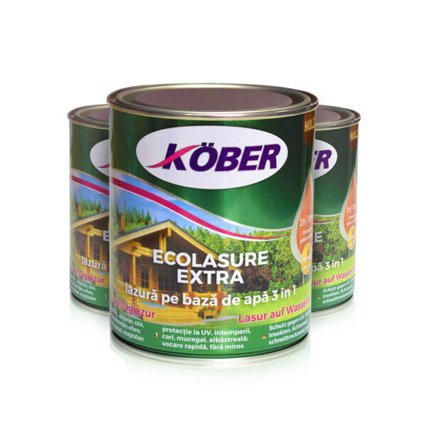 Lac pentru lemn Kober Ecolasure Extra 750 ml incolor