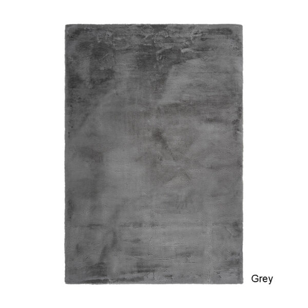 Covor pufos Emotion Lalee - 80x150 cm gri / roz / maro / verde / crem - imagine 3