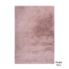 Covor pufos Emotion Lalee-200x290 cm gri / roz / maro / verde / crem - imagine 2