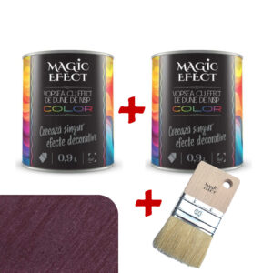Pachet Magic Efect vopsea cu efect Dune de nisip Flamingo Love C23 - 1+1 gratuit + pensula