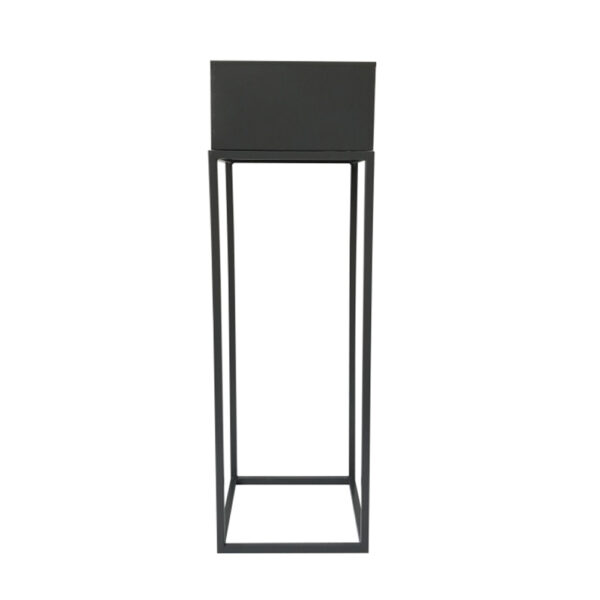 Ghiveci de flori din metal multifuncţional gri închis/alb Indize TYP 1 WL4211 - imagine 4