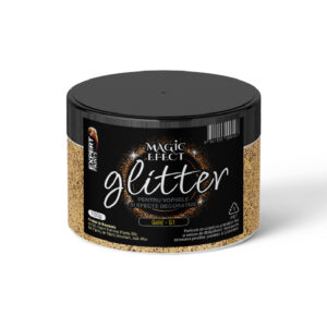 Sclipici / Glitter auriu 150 gr. G1 pentru vopsele si efecte decorative