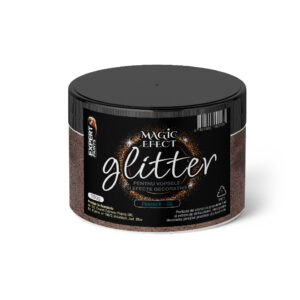 Sclipici / Glitter maro / peacock 150 gr. G8 pentru vopsele si efecte decorative