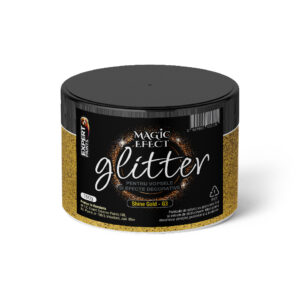Sclipici / Glitter auriu 150 gr. G3 pentru vopsele si efecte decorative