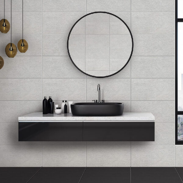 Gresie porțelanată Move antracit 3D 30 x 60 cm - imagine 5